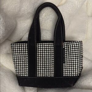 Alexander Wang Black and Silver Tote Bag